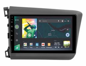 Штатна магнітола Sigma X9464 4+64 Gb Honda Civic 9 FK FB 2012-2017 9"