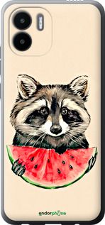 Чохол на Xiaomi Redmi A1 Єнотик з кавуном "4605u-2768-2448"