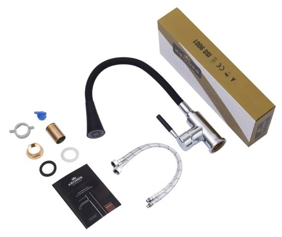 Змішувач для кухні Kroner KRM Kuche - C132BLK (CV033126) | Зображення 7