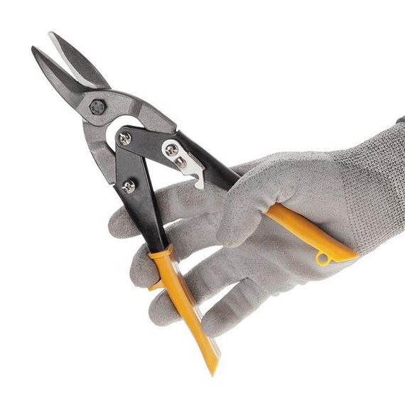 Ножиці для різання жерсті 250 мм, прямі INTERTOOL HT-0168 | Зображення 4