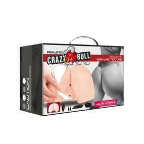 Мастурбатор - Crazy Bull Realistic Skin-Like Texture Vagina and Anal Sex Aura
