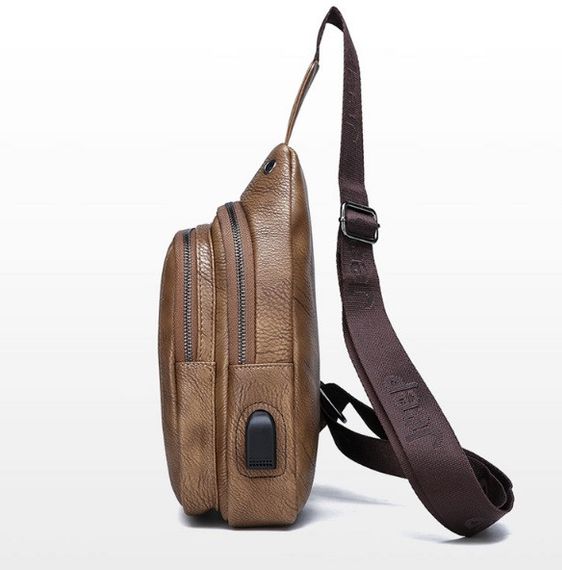 Сумка слінг чоловіча нагрудна крос-боді з портом USB | Зображення 8