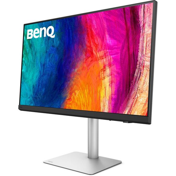 TFT 32" BenQ PD3226G, IPS, 4K, 144Hz, HDMI, DP, USB-C, HAS, Pivot, кол., біло-сріблястий | Зображення 2