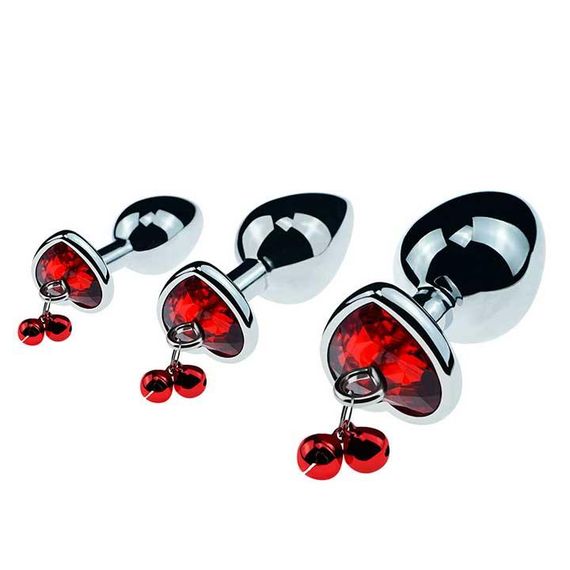 Металева анальна пробка з повідцем Art of Sex Metal Anal Plug, 8,1*3,3 см | Зображення 2