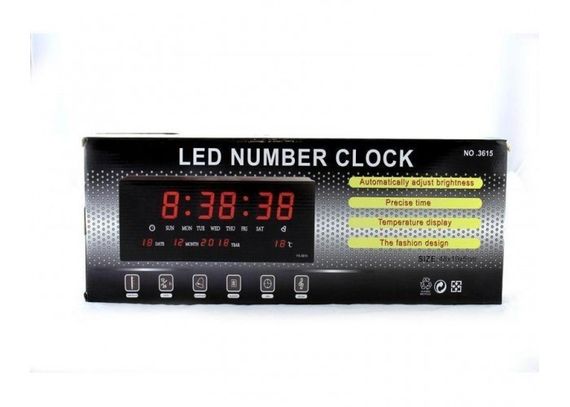 Годинник настільний LED Number Clock 3615 (42927-3615_394) | Зображення 4