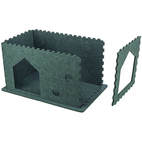 Будиночок Trixie Lene для котів фетр 54х30х35 см сірий | Зображення 5