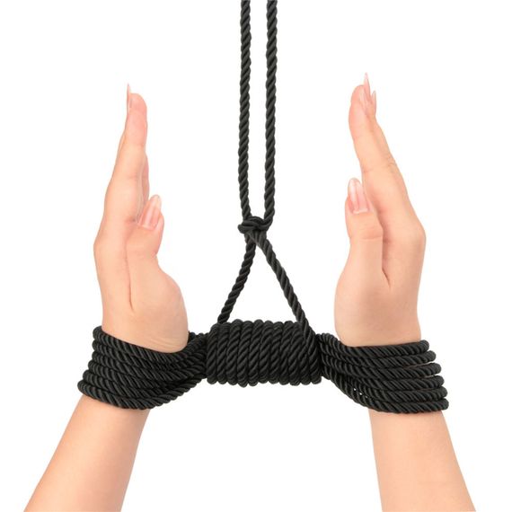 Мотузка - Rebellion Reign Black Bondage Rope, 10 м | Зображення 3