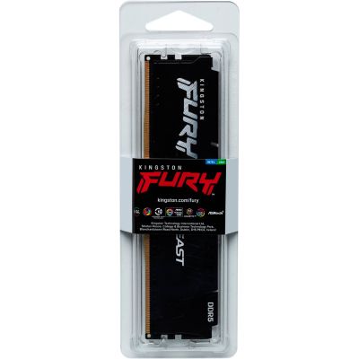Модуль памяти для компьютера DDR5 32GB 6000 MHz Beast EXPO Black Kingston Fury (ex.HyperX) (KF560C36BBE2-32) | Зображення 4