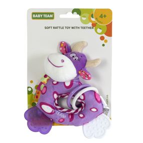 Детская погремушка с прорезывателем "Жираф" 8515_фіолетовий_жирафик