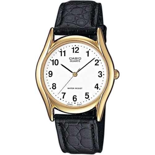 Мужские часы наручные стильные на кожаном ремешке оригинальные Casio Collection MTP-1154PQ-7BEF