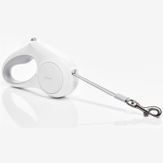 Поводок-рулетка для собак Petkit Go Free Dog Retractable Leash, лента 3 м, белый | Зображення 5