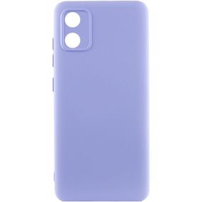 Чохол Silicone Cover Ummi Lakshmi Full Camera (AA) для Motorola Moto E13 Бузковий / Dasheen