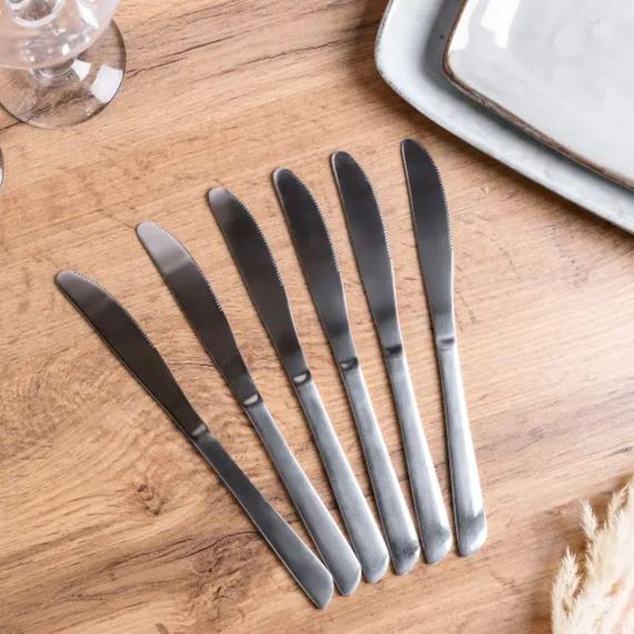 Набір столових ножів 6 шт гальванічне покриття HP704 | Зображення 1