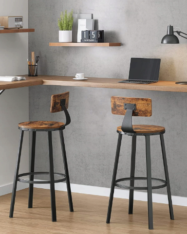 Барний стілець Leobert Comfy 2 штуки Loft | Зображення 1