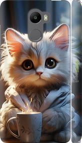 Чохол на Xiaomi Redmi 4 Білий кіт "5646m-417-2448"