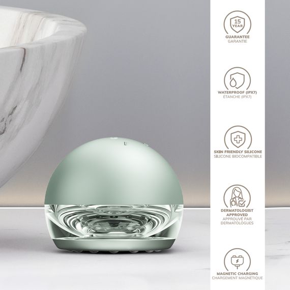 Массажер для подтяжки кожи лица GESKE Anti-aging Skin Tightener 6в1 starlight, Зеленый | Зображення 2