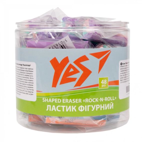 Гумка Rock-N-Roll YES 560598 2 шт Різнокольоровий shop (5056574421807) | Зображення 1