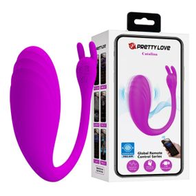 Вібратор PRETTY LOVE Catalina, 12 vibration functions Mobile APP Long-distance Control Sex Aura