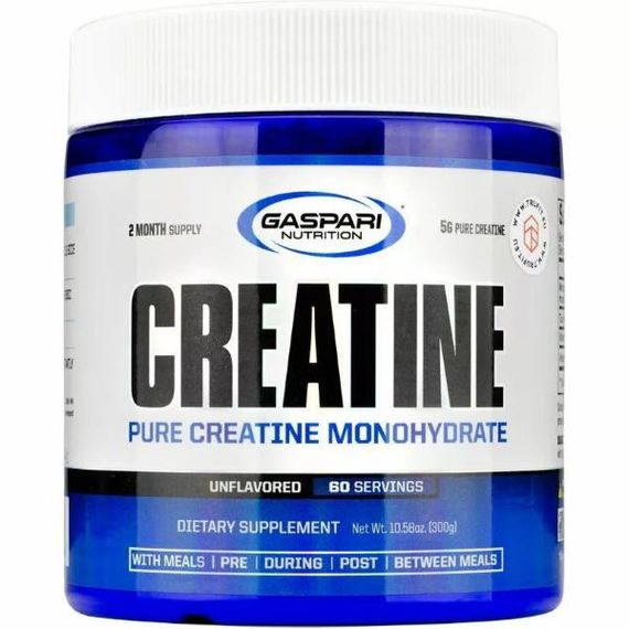 Креатин моногідрат Gaspari Nutrition Creatine Monohydrate 300 g /60 servings/ Natural