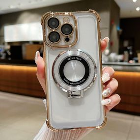 Силіконовий чохол з кільцем для iPhone 13 Pro колір Золотий