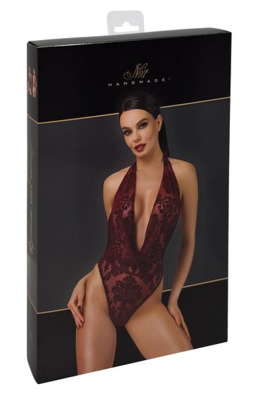 Боді Noir Handmade F386 Kink Royal cascade bodysuit L Sex Aura | Зображення 8