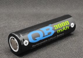 Аккумулятор QB 18650 3,7V 3000mAh ( 3A ) 1шт.