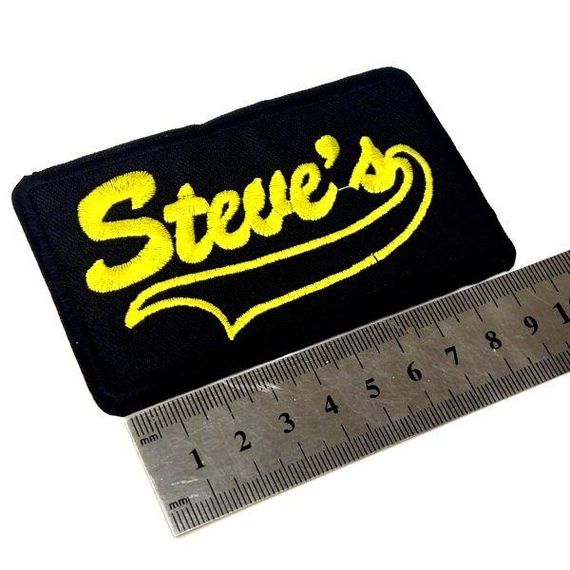 Термонаклейка-нашивка Steve`s-5,5х10см жовтий напис | Зображення 2