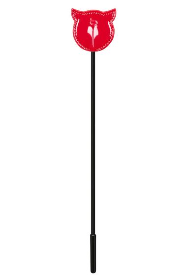 Шлепалка-чертик под лак Obsessive Evilia crop, red