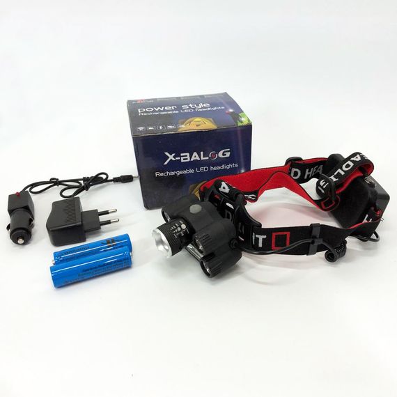 Светодиодный налобный фонарик Bailong BL-T64-T6+4XPE+COB, Водонепроницаемый фонарик, Фонарик BE-919 налобный | Зображення 7