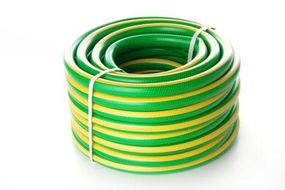 Шланг садовый для полива четырехслойный, 15 БАР, ФЛОРА 3/4, 50 м СЕЛА
