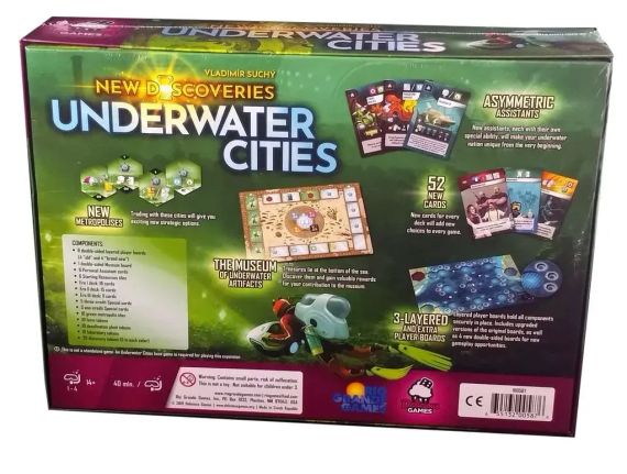 Настільна гра Underwater Cities: New Discoveries (Підводні міста: Нові відкриття) англ. | Зображення 5