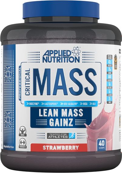 Гейнер Applied Nutrition Critical Mass Professional (2.4kg - 16 Servings) (Strawberry)