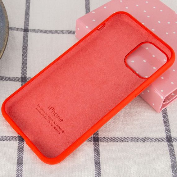 Чехол Silicone Case Full Protective (AA) для Apple iPhone 11 Pro Max (6.5") Красный / Red | Зображення 2