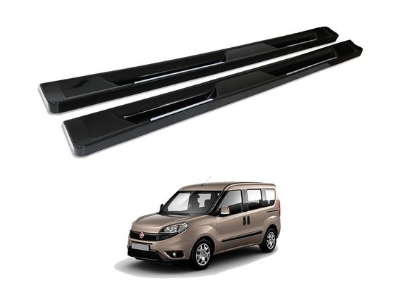 Боковые пороги Sorento тип (EuroCap) для Fiat Doblo III 2010-2022 гг | Зображення 9