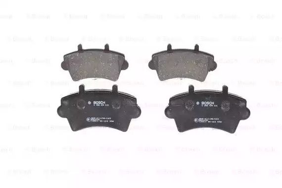 Колодки гальмівні дискові RENAULT MASTER передн.  BOSCH (0986494031)