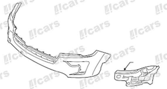 Бампер передній FORD EXPLORER, 18 - (JB5Z-17D957-GAPTM+JB5Z-17A900-AB)