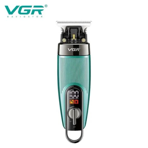 Беспроводная машинка для стрижки волос + 4 насадки, USB, VGR-975 / Аккумуляторный триммер для волос и бороды | Зображення 1