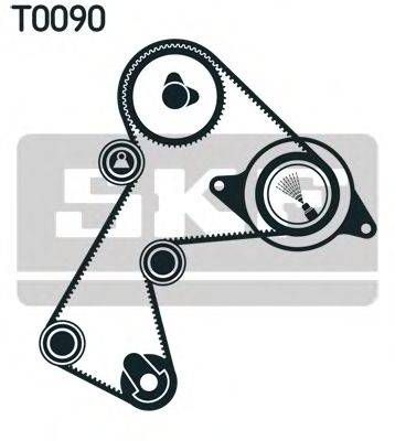 Ремкомплект ГРМ Renault Kangoo 1.9D 77 01 471 866 (Вир-во SKF) SKF VKMA06116 на RENAULT EXTRA фургон (F40_, G40_)