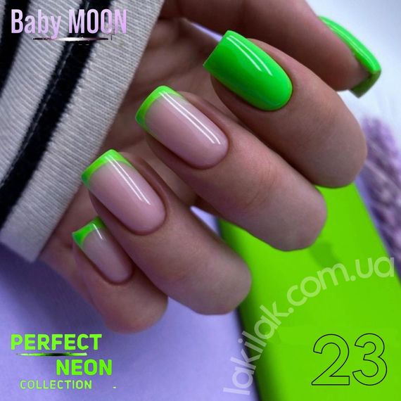 Гель-лак BABY MOON Perfect Neon №23, 6 мл