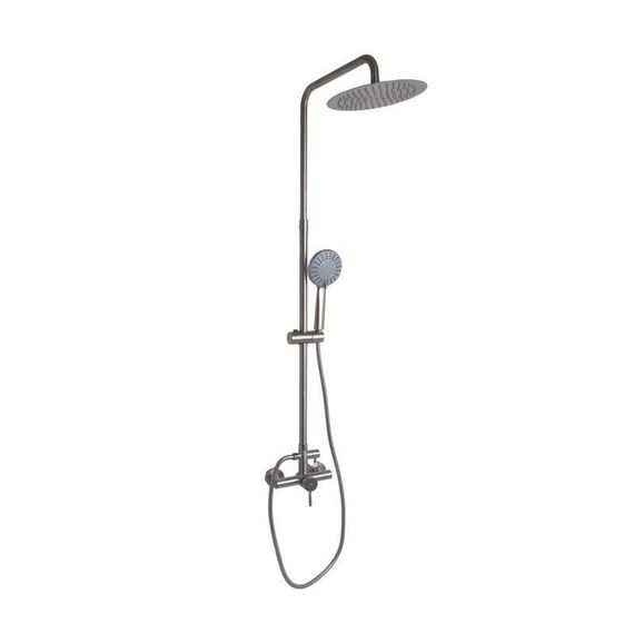 Душова система для душу Lidz Aria 1020 на два споживачі (k35) LDARI1020NKS46114 Nickel