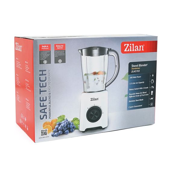 Блендер Zilan ZLN3703, 500W, white | Зображення 2