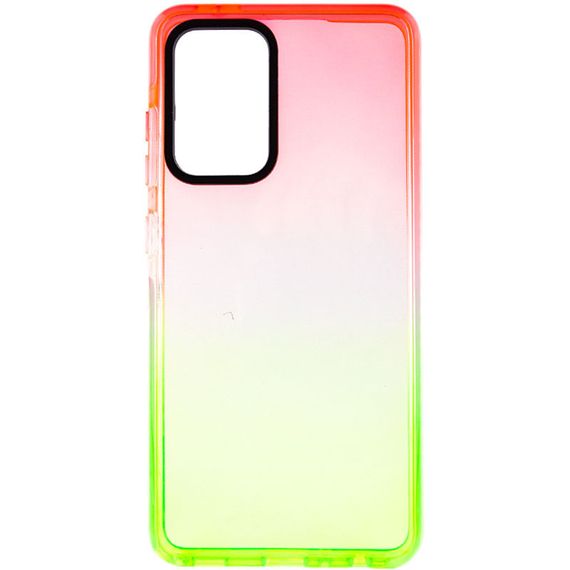 Чохол TPU+PC Sunny Gradient для Samsung Galaxy A33 5G TPU+PC, Розовый / Салатовый