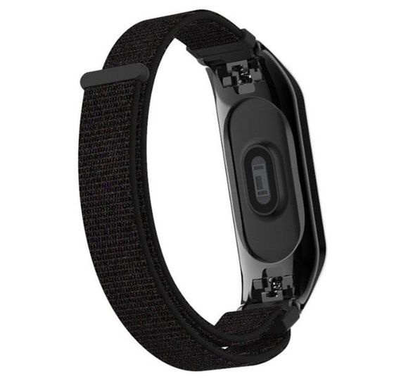 Нейлоновий ремінець для фітнес-браслета Xiaomi Mi Band 3 - Black | Зображення 3