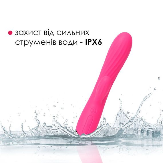Інтелектуальний вібратор-кролик із підігрівом Svakom Angel Plum Red | Зображення 4