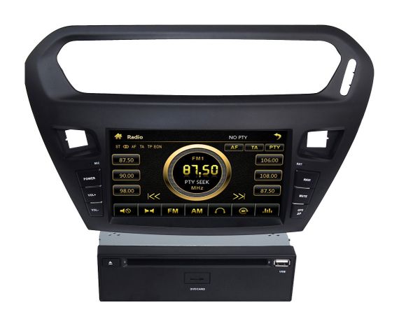 МагнитолаCITROEN C-Elysee 2013–2015, Peugeot 301 2013-2015. Kaier KR-8041 WinCE