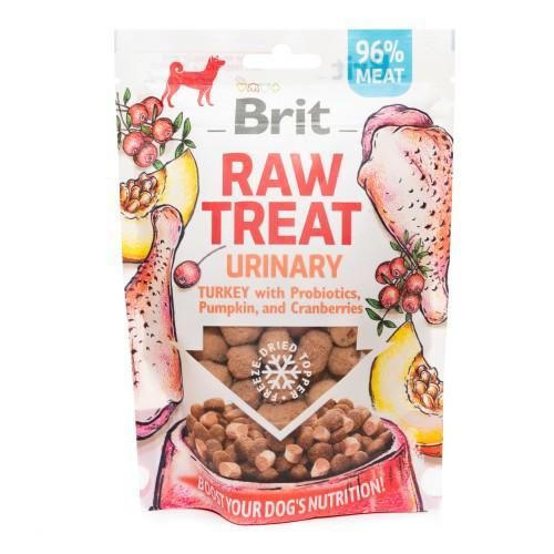 Ласощі для собак Brit Raw Treat freeze-dried Urinary для профілактики сечокам'яної хвороби, індичка, 40 г | Зображення 5