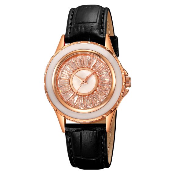 Класичний жіночий годинник Skmei 2172RGBK Rose Gold-Black