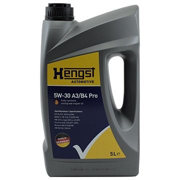 Моторное масло синтетическое 5W-30 A3/B4 Pro-(5L) 5W-30 A3/B4 Pro-(5L), Hengst Oil, 815800000,