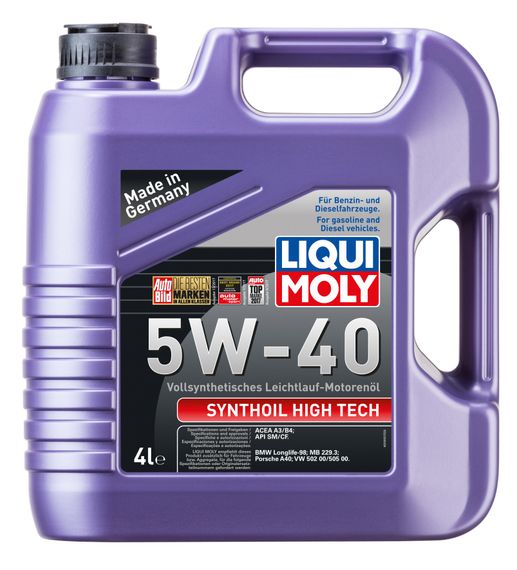Моторна олива Liqui Moly Synthoil High Tech 5W-40 4л.