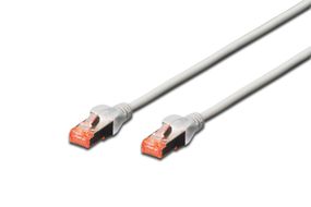 Патч-корд DIGITUS CAT 6 S-FTP, 0.25м, AWG 27/7, LSZH, серый (DK-1644-0025)